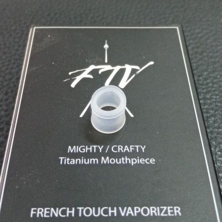 Mighty/Crafty joints embout buccal verre et titane FTV