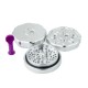 Three Piece Fine Grinder - Cannabis Hardware